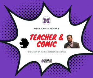 Chris Pearce, MHS teacher and comic